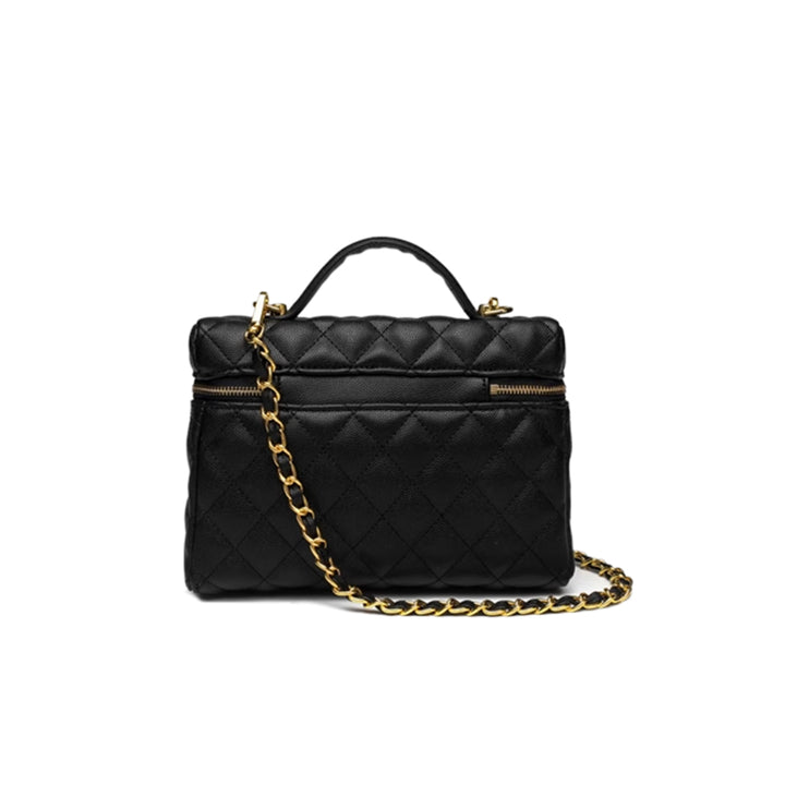 SUDCA Metal Lock Cross Body Bag