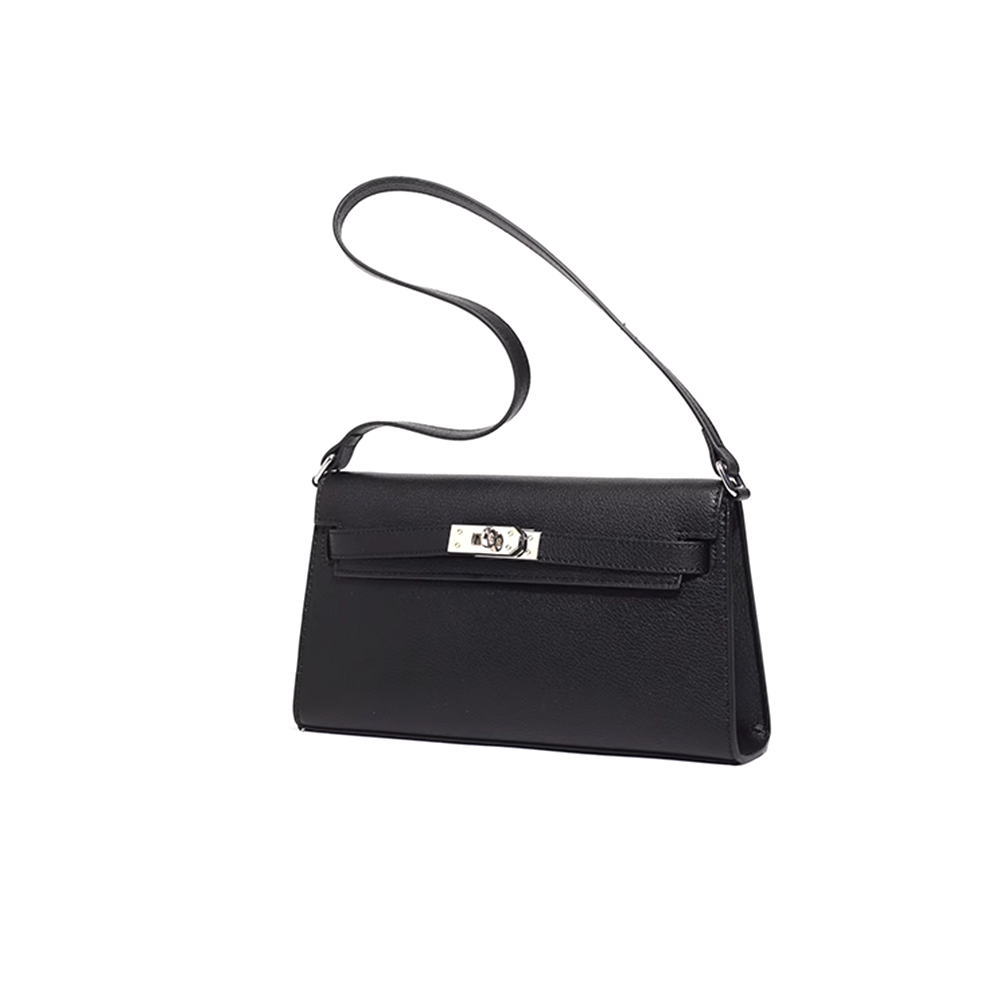 VECMI Metal Lock Cross Body Bag