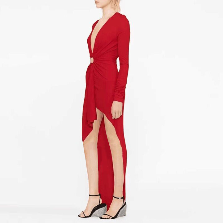 CAIRU Cut Out Evening Dress Gown