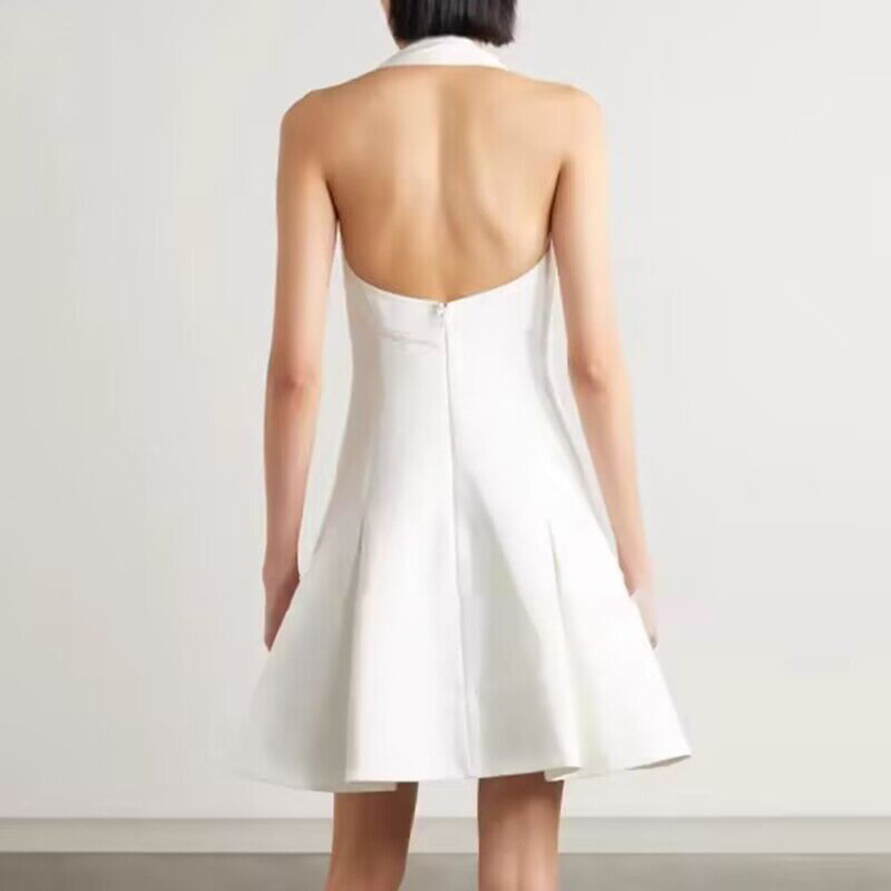 COLRO Fold Hem Evening Dress Gown