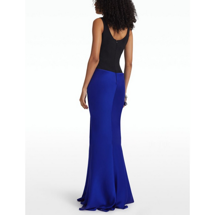 FENVI Bi-Color Evening Dress Gown