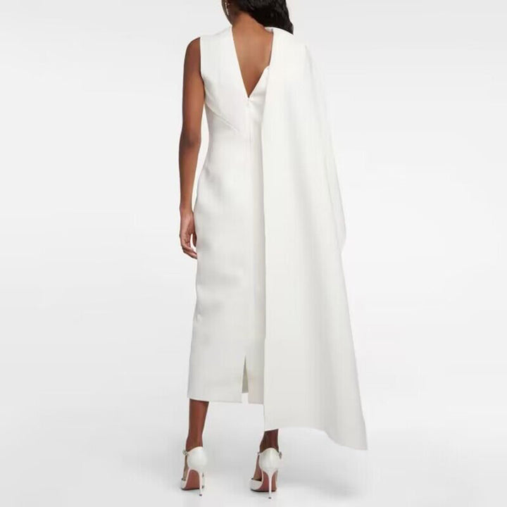 PADUI Ruffled Evening Dress Gown