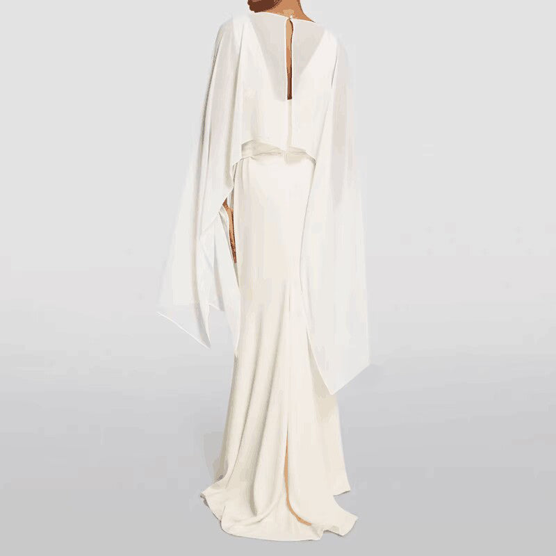 RADAI Cape Evening Dress Gown