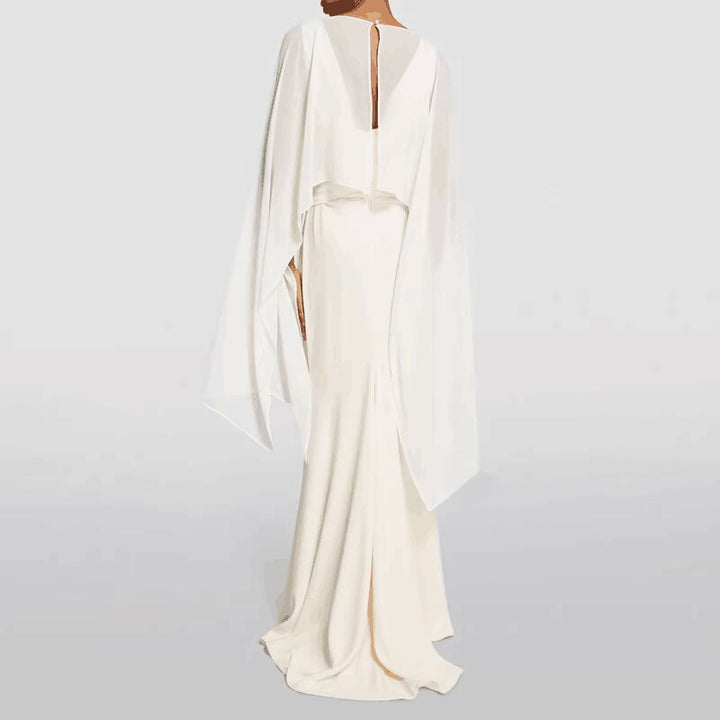 RADAI Cape Evening Dress Gown