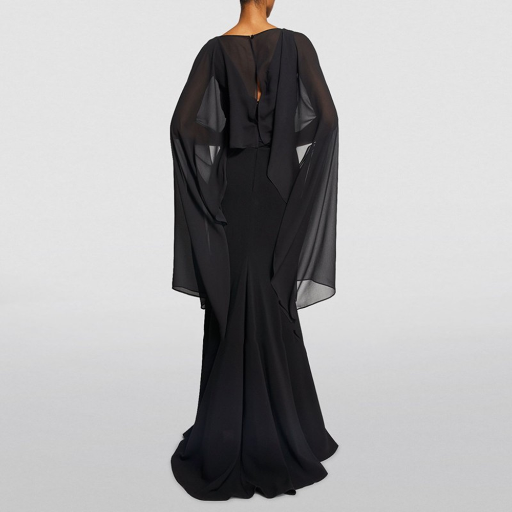 RADAI Cape Evening Dress Gown