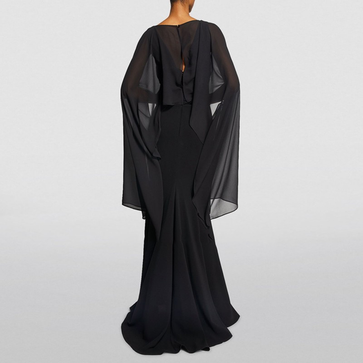 RADAI Cape Evening Dress Gown