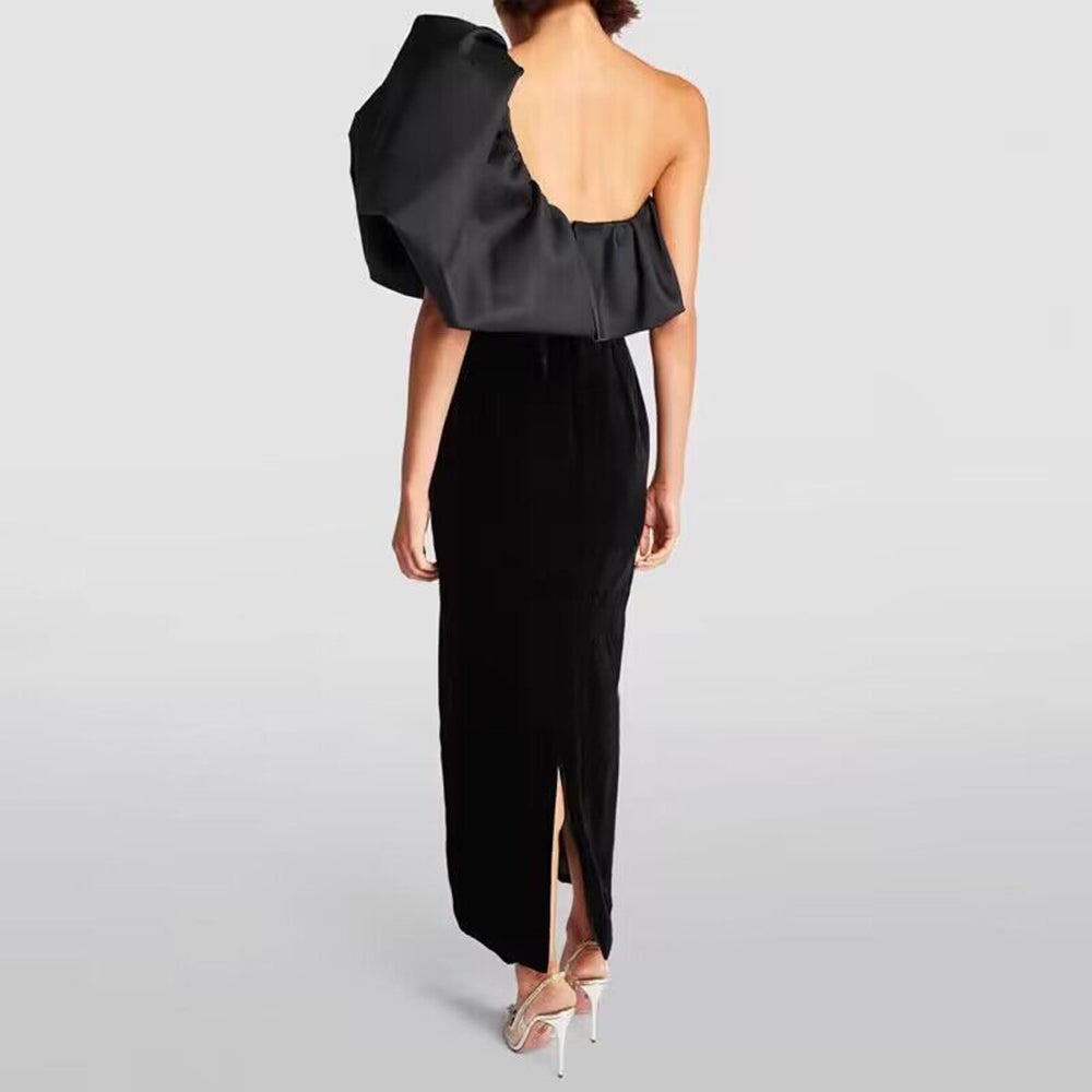 RAVUS Ruffled Evening Dress Gown