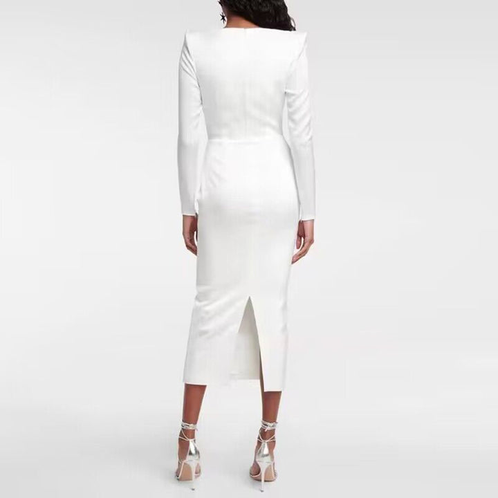 ROTIK Cut Out Evening Dress Gown