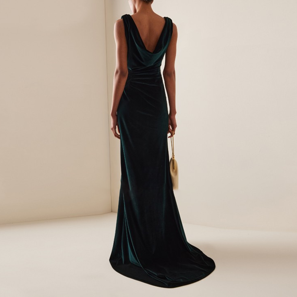 SERCE Slip Evening Dress Gown