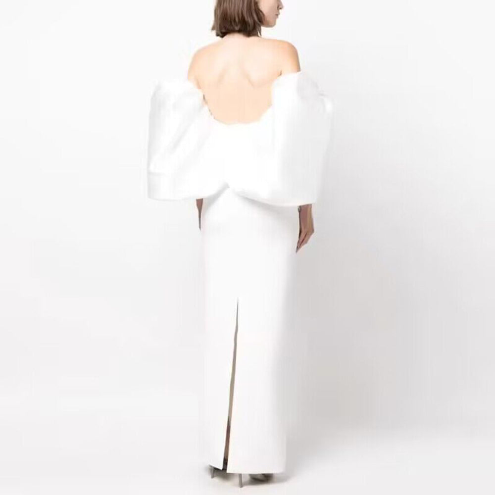 SUMDO Off-Shoulder Evening Dress Gown
