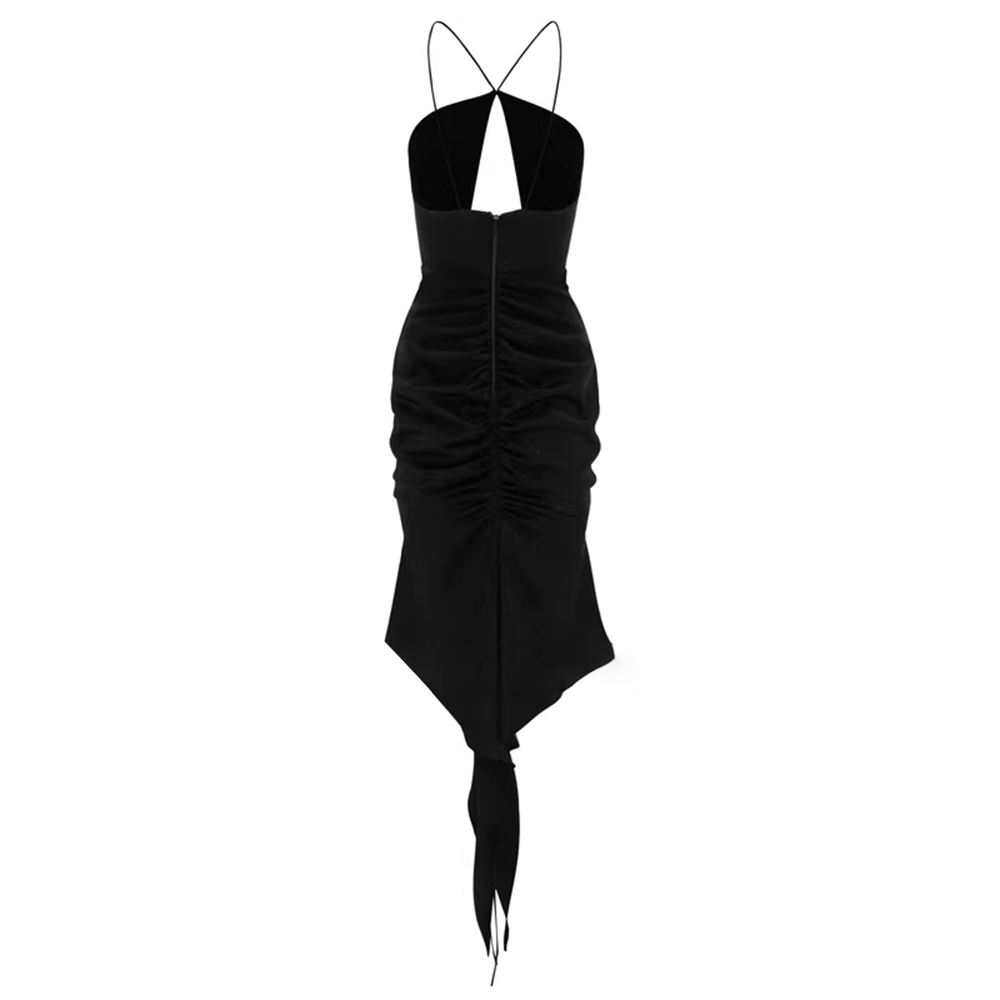 TUESA Cut Out Evening Dress Gown
