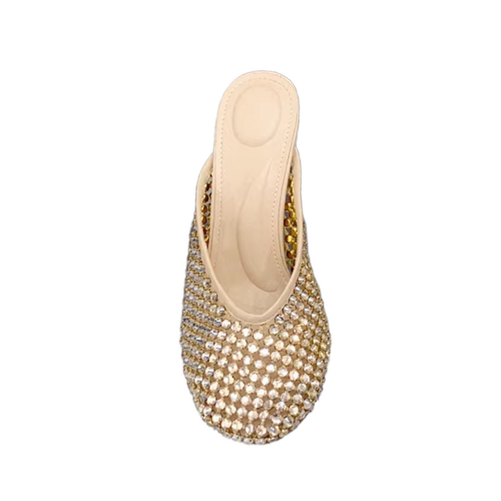 CUEDA Diamante Mules Sandals