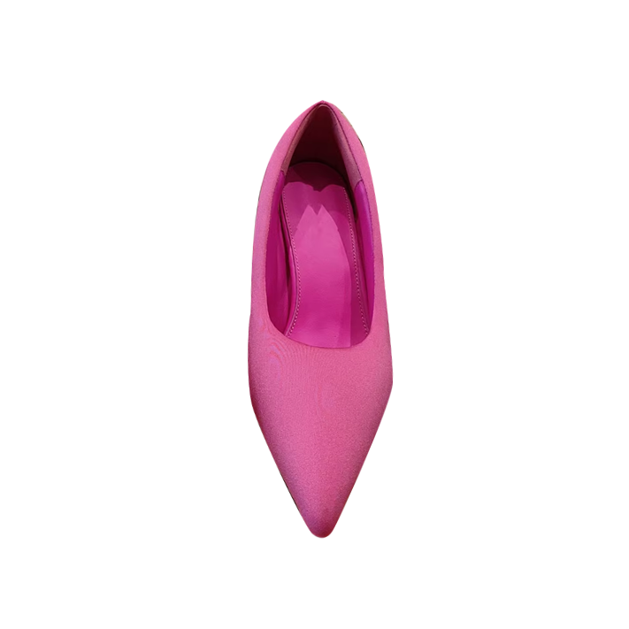 CUNAL Satin Mid Heel Pumps