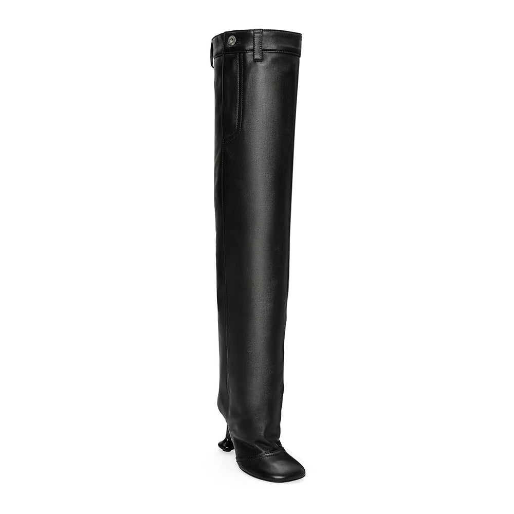 DORUA High Heel Knee High Boots