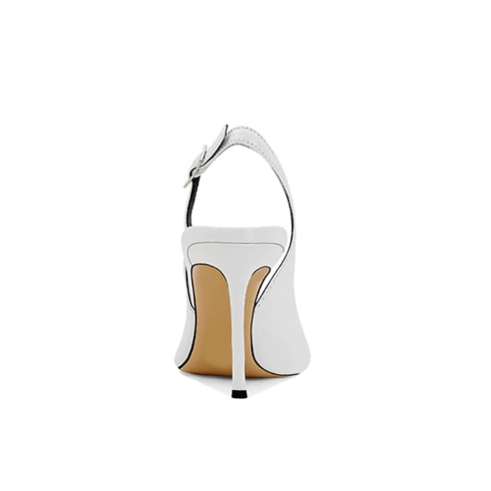 FLOCE Buckled Slingback Mid Heel Sandals - 6cm