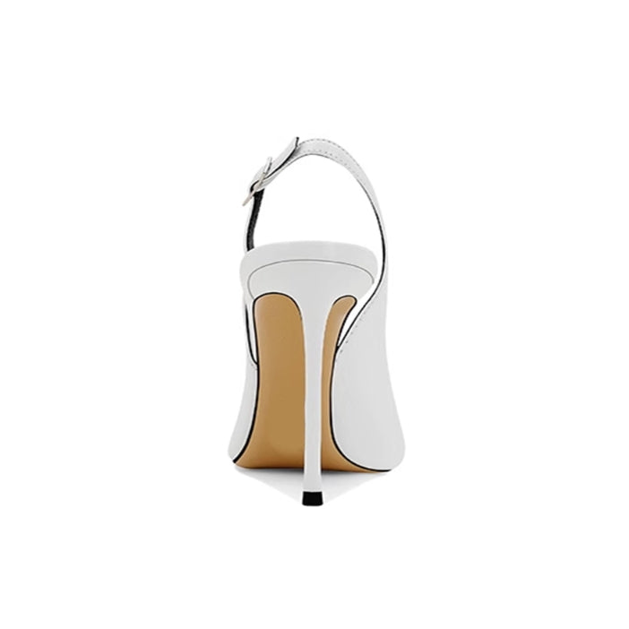 FLOCE Buckled Slingback Mid Heel Sandals - 8cm