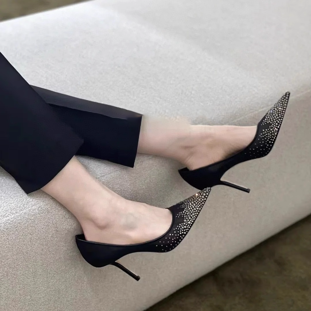 FUITA Diamante High Heel Pumps