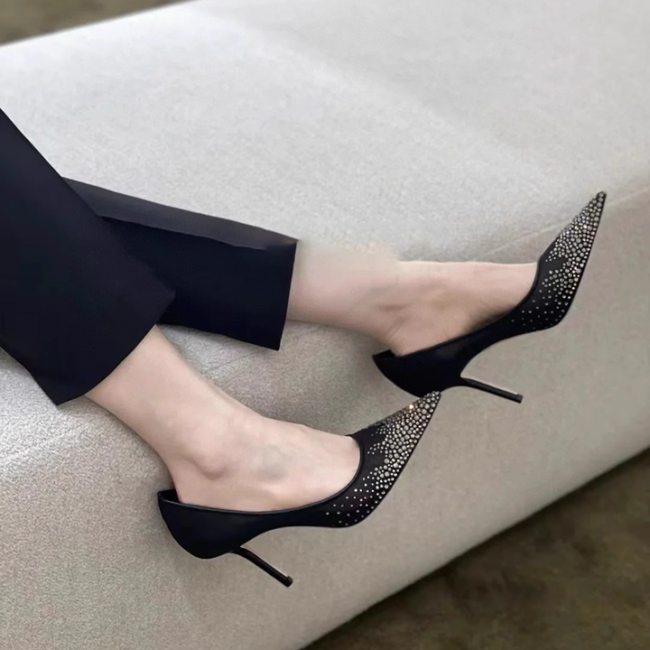 FUITA Diamante High Heel Pumps