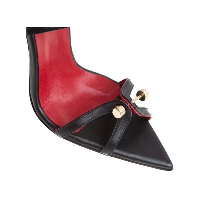GUTRE Ankle Strap Stiletto High Heel Sandals