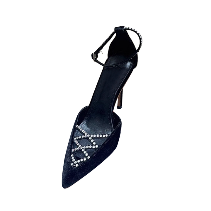 HAJRU Diamante High Heel Sandals