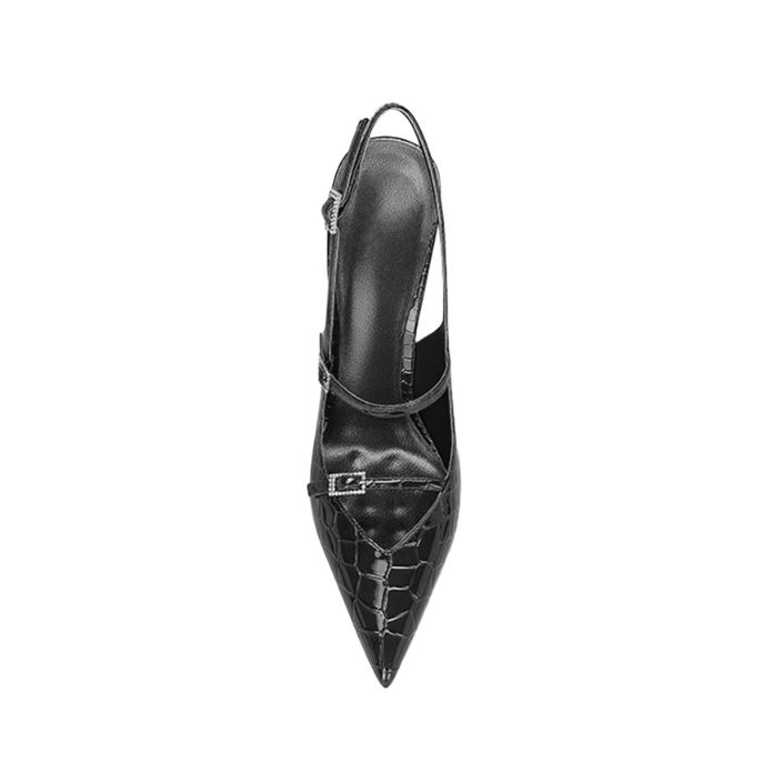 HALVO Buckled Mid Heel Sandals - 8cm