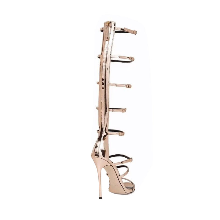 HETIU Buckled High Heel Sandals