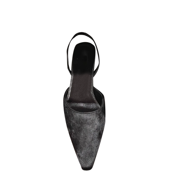 HURAD Ankle Strap Mid Heel Sandals
