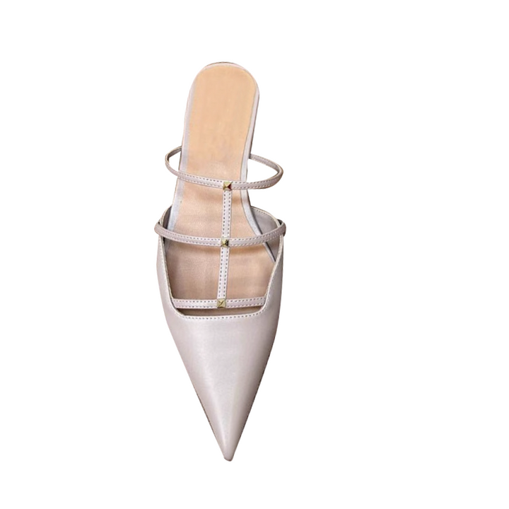 JAMRU Studded Mules Sandals