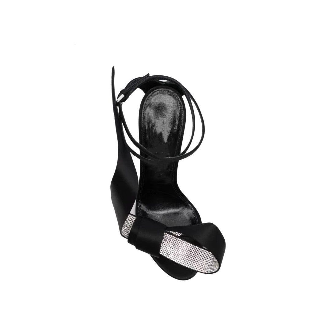 JANUE Diamante Bow High Heel Sandals
