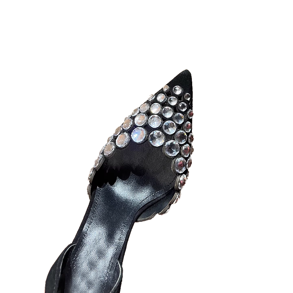 JERUV Diamante High Heel Sandals