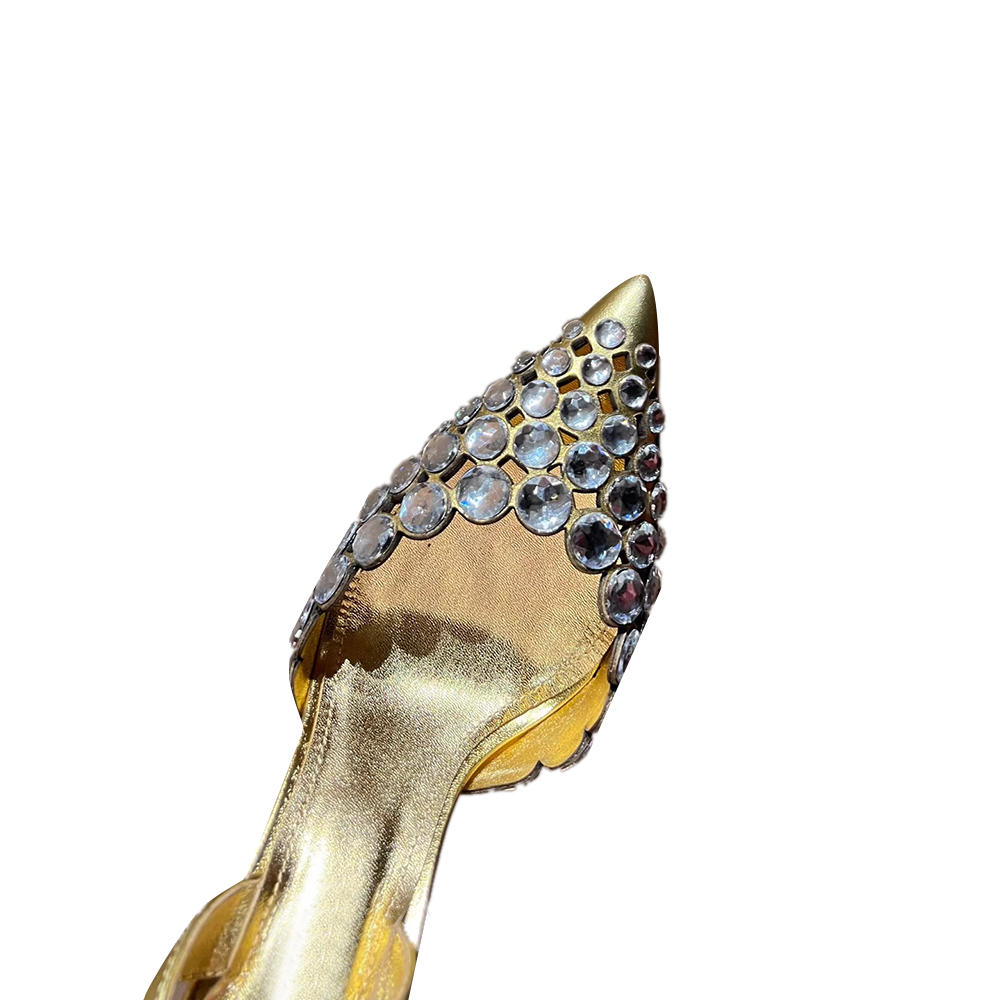 JERUV Diamante High Heel Sandals