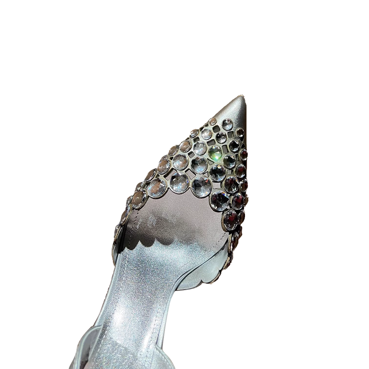 JERUV Diamante High Heel Sandals