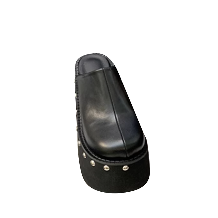 JOHTA Studded Platform Mules Sandals