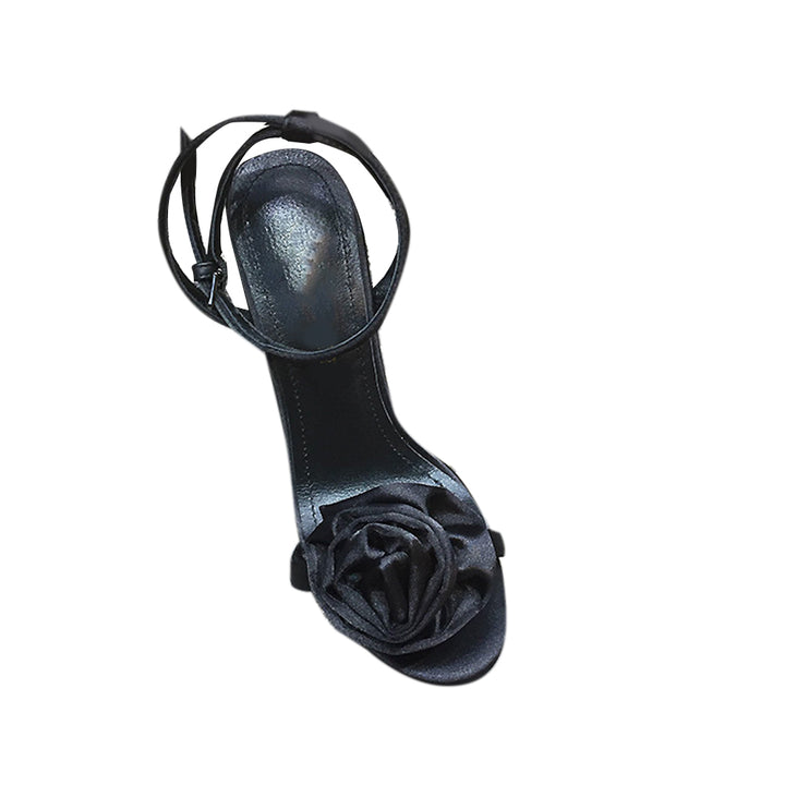 JUHRI Flower High Heel Sandals