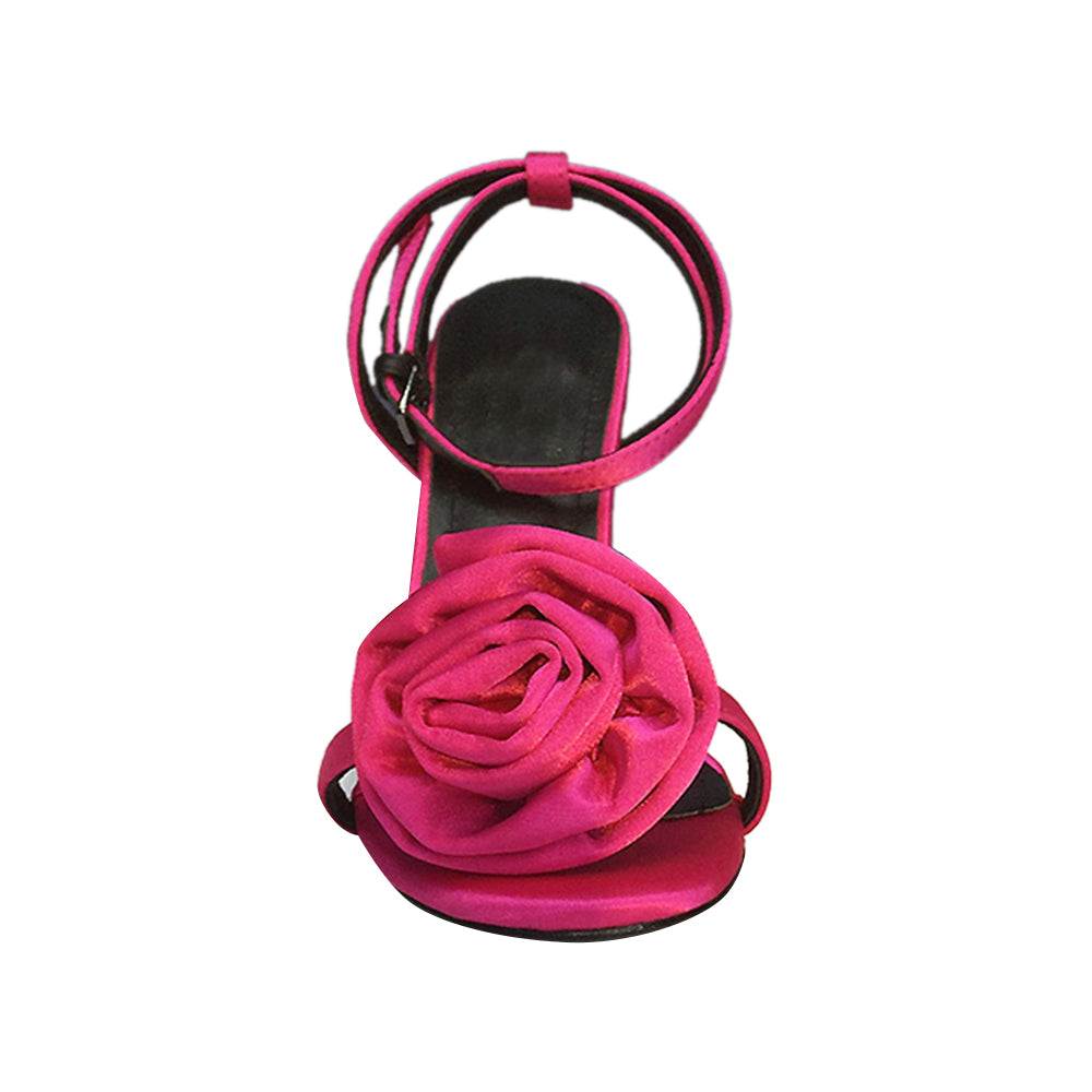 JUHRI Flower High Heel Sandals