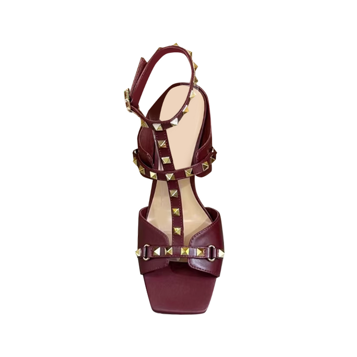 KAVYN Studded High Heel Sandals