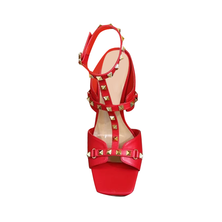 KAVYN Studded High Heel Sandals