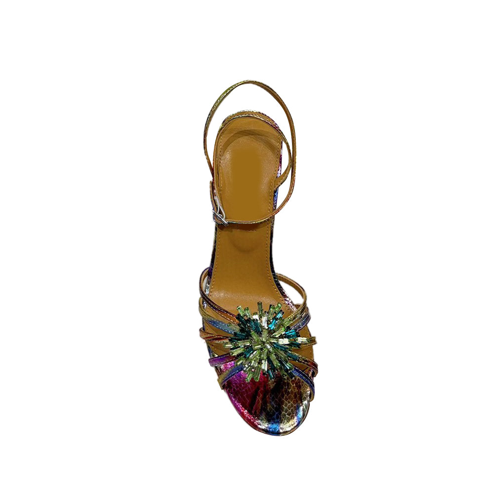 KEJUA Diamante High Heel Sandals