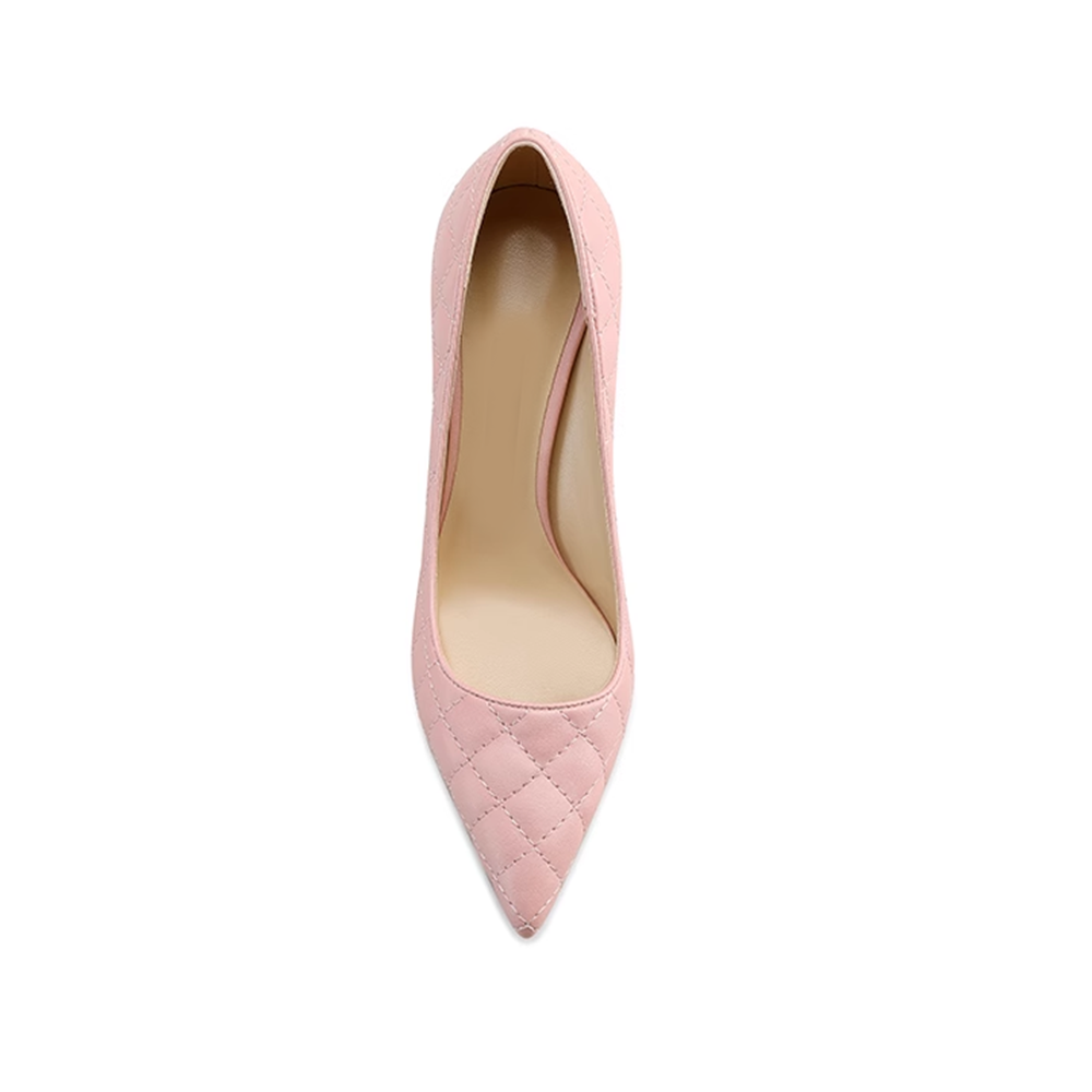 KIAZA Quilted High Heel Pumps - 10cm
