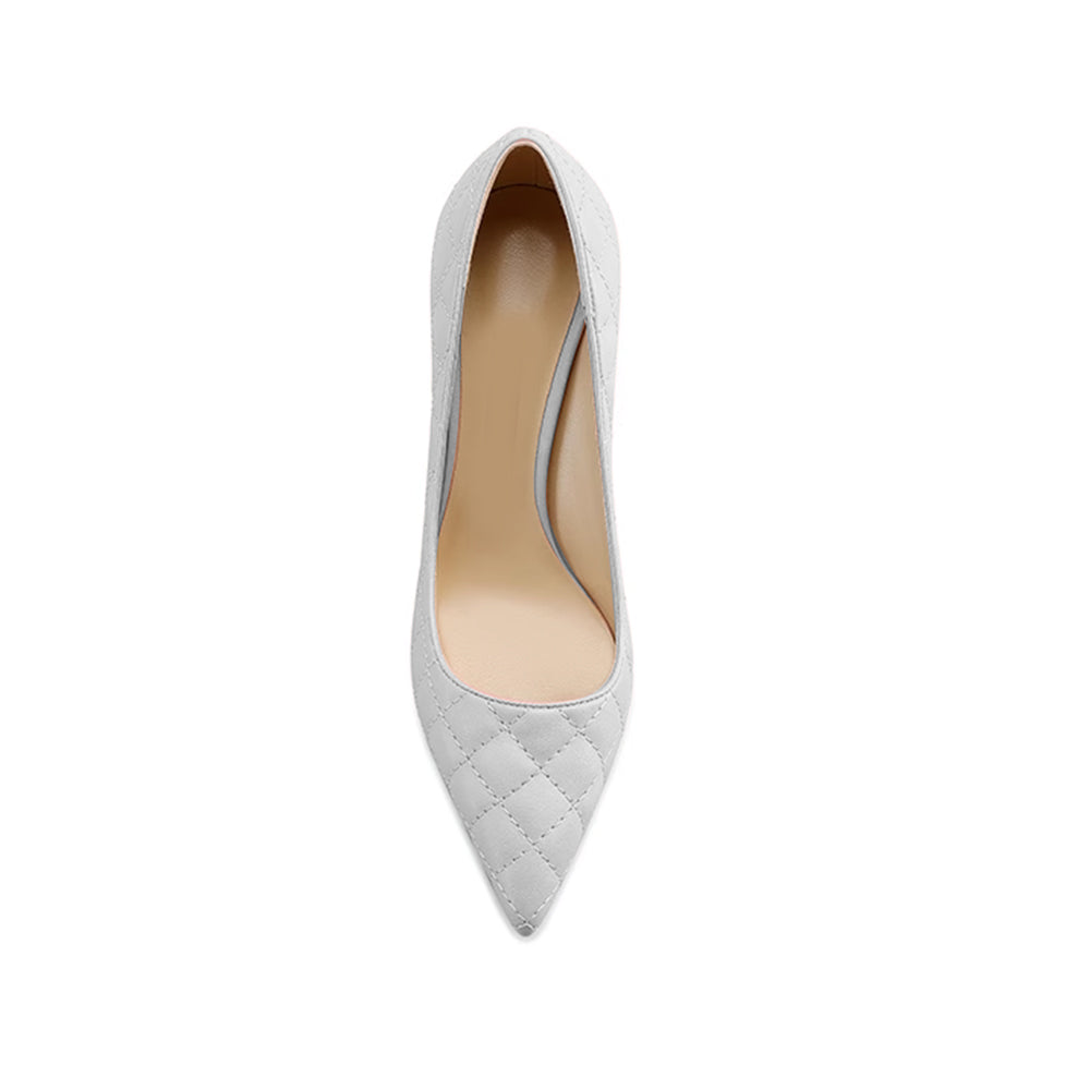 KIAZA Quilted High Heel Pumps - 10cm