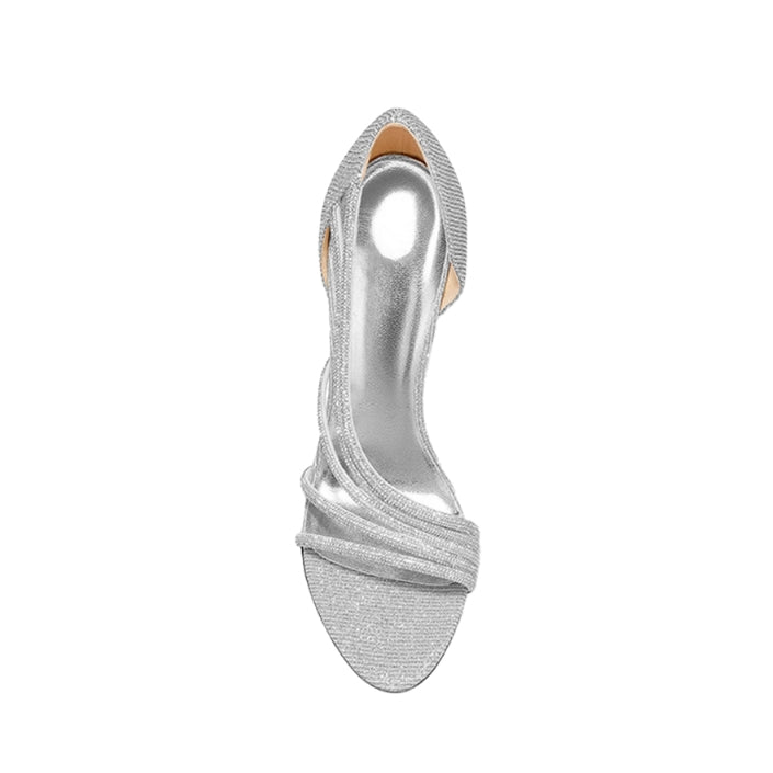 KUFSI Diamante Mid Heel Sandals - 8cm