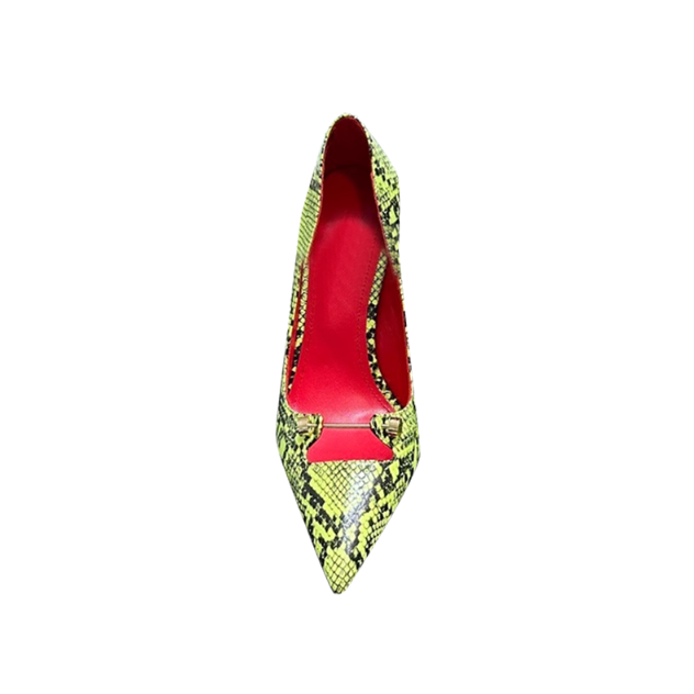 LACRU Printed High Heel Pumps