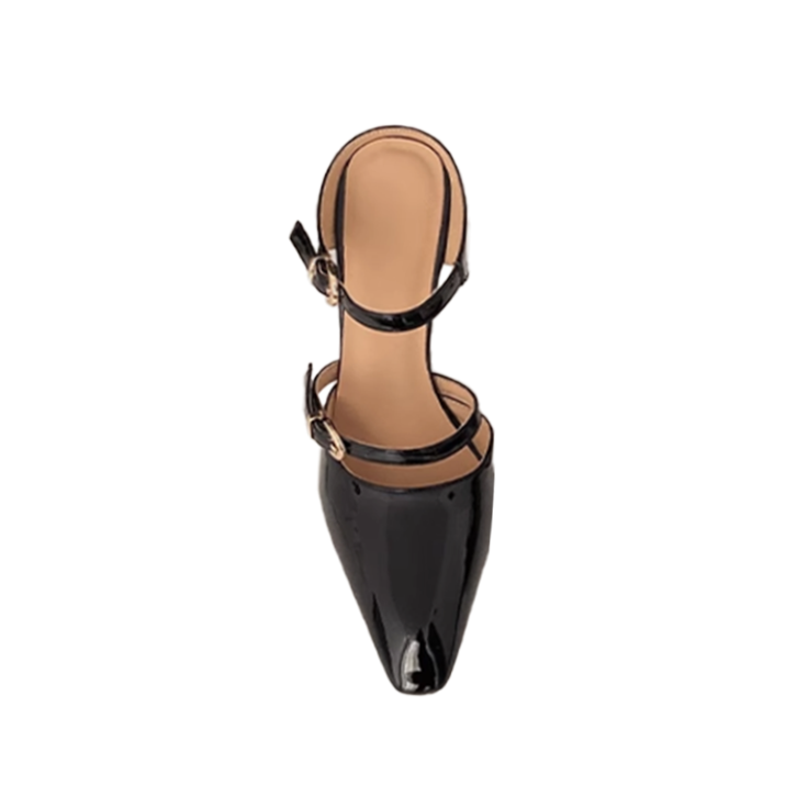 LEVUT Wedged Heel Mules Sandals