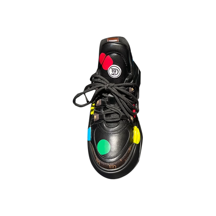 MALKE Lace Up Sneakers