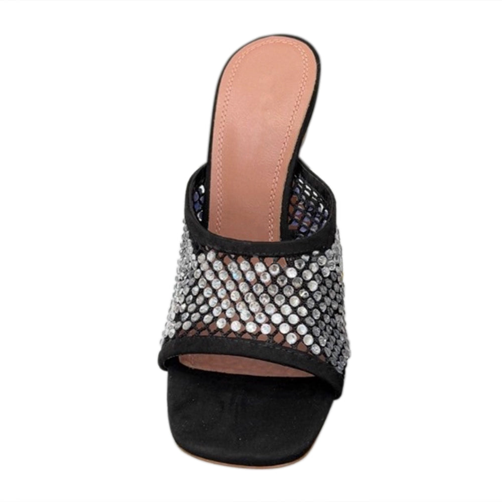 NATVO Diamante Mules Sandals