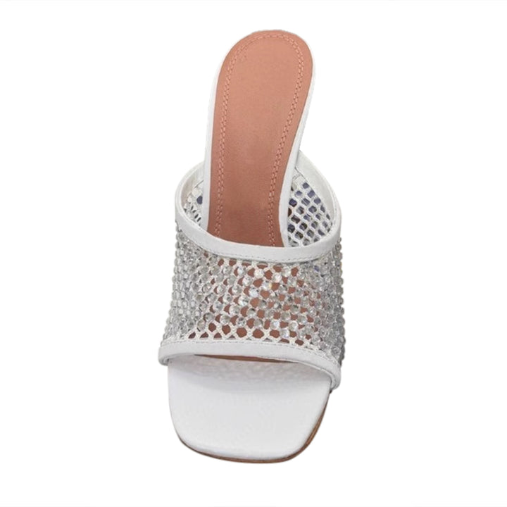 NATVO Diamante Mules Sandals