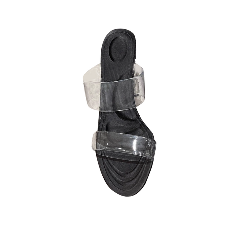 NEUCA Diamante PVC Mules Sandals - 10.5cm