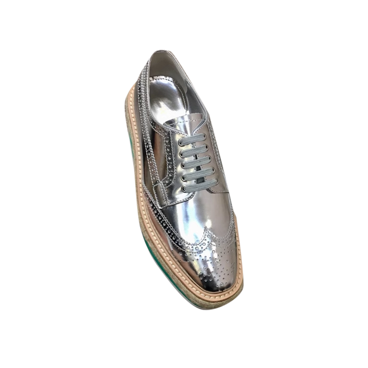 PAOCE Lace Up Platform Sneakers