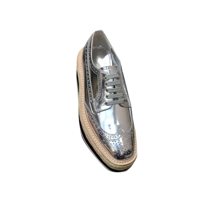 PAOCE Lace Up Platform Sneakers