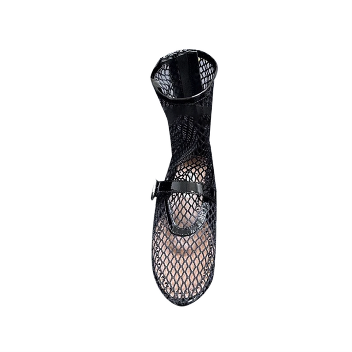 RADLY Buckled Mesh Ankle Boots